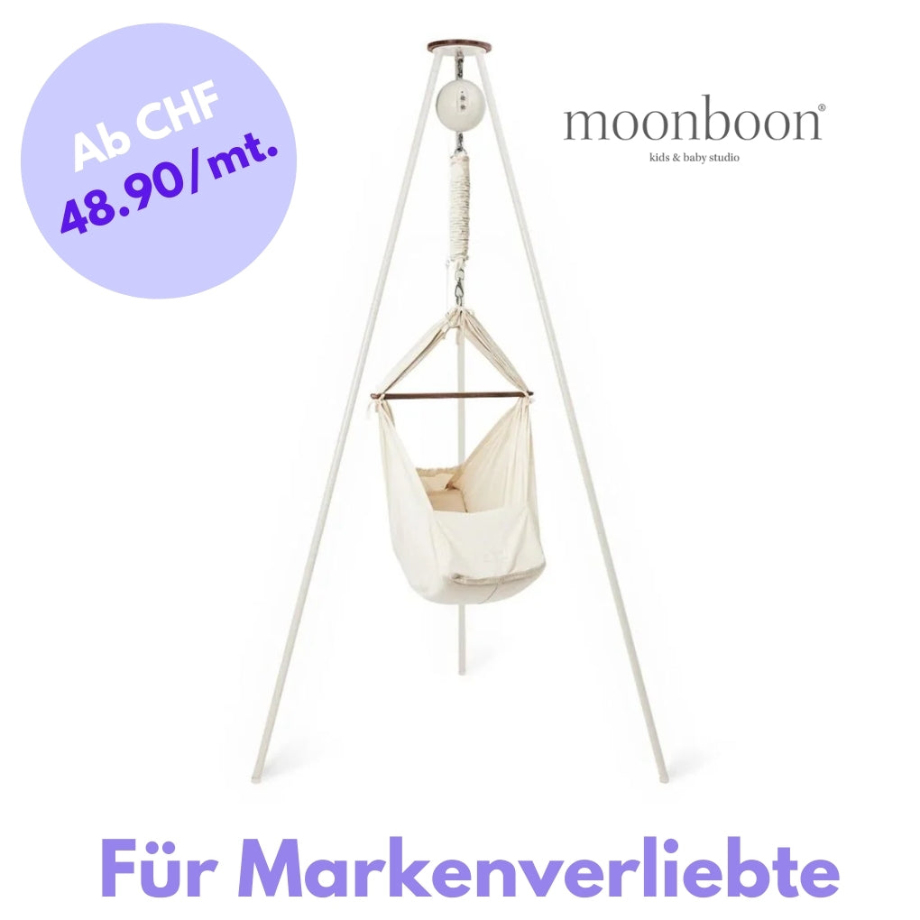 Moonboon - Moonboon Federwiege komplett Set inkl. Motor - Babylution