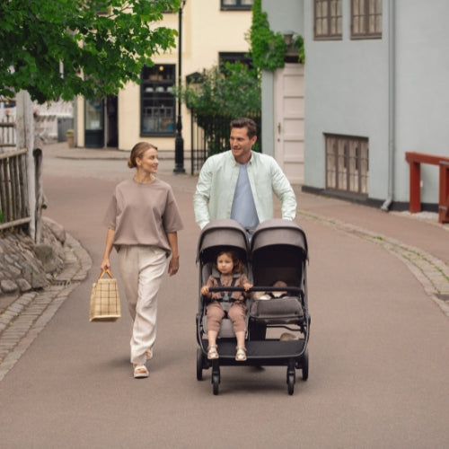 Der kompakte Doppelkinderwagen