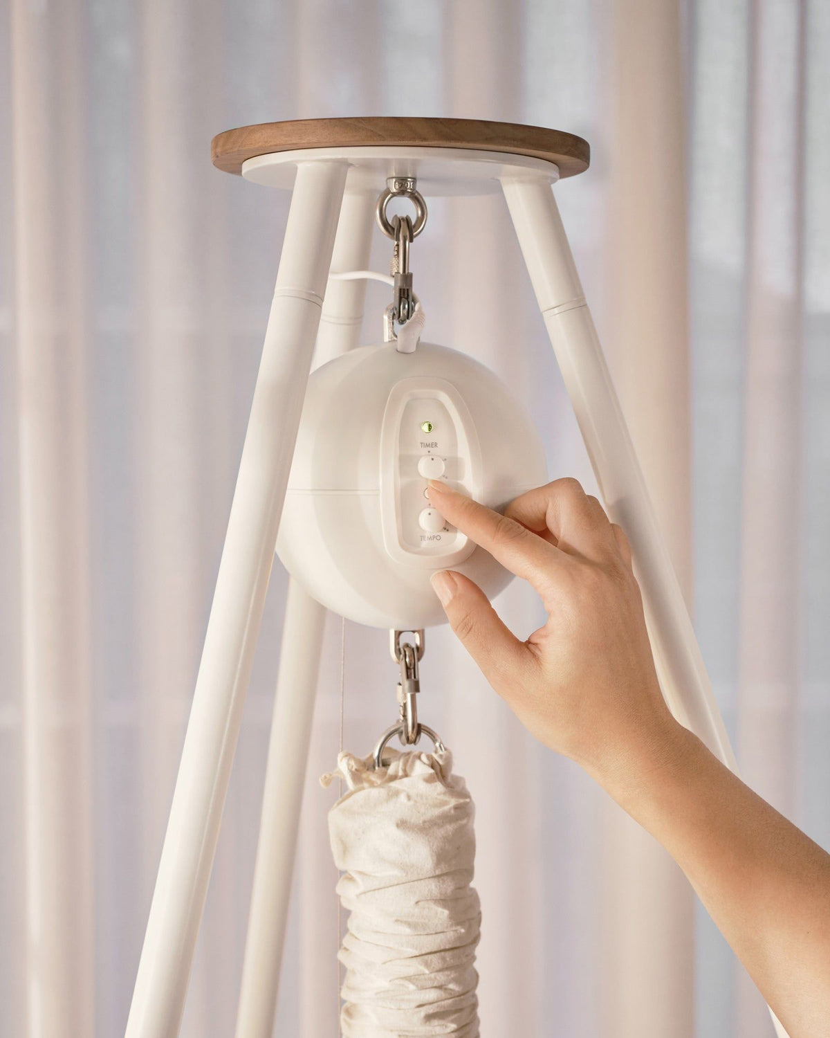Moonboon - Moonboon Federwiege komplett Set inkl. Motor - Babylution