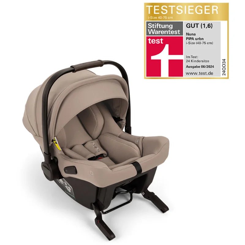 Nuna - Babyschale pipa urbn mit integrierten Isofix - Konnektoren - Babylution