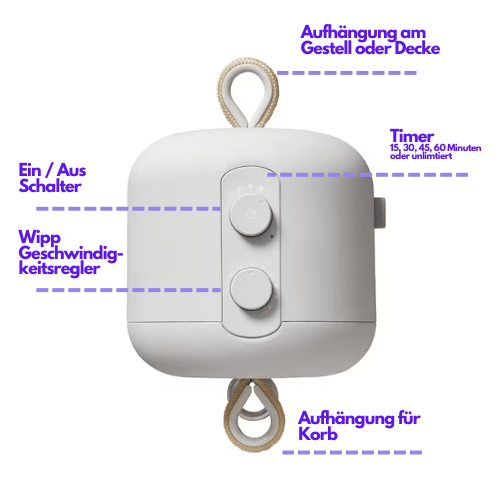 Membantu - Membantu Federwiege komplett Set - Babylution