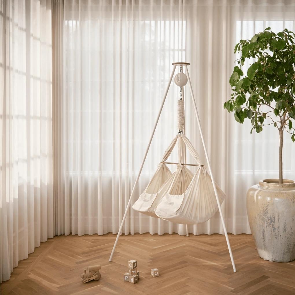 Moonboon - Moonboon Zwilling Federwiege komplett Set inkl. Motor - Babylution