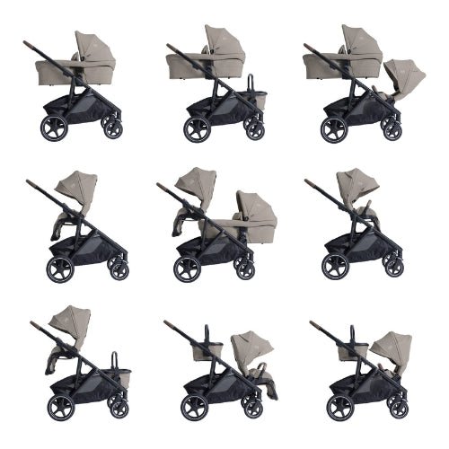 Joie - Joie Versiti Signature Geschwisterkinderwagen Sitz/Wanne - Babylution