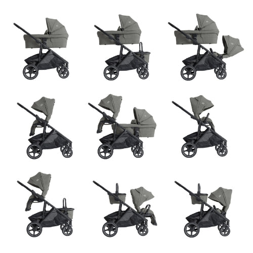 Joie - Joie Versiti Signature Geschwisterkinderwagen Sitz/Wanne - Babylution