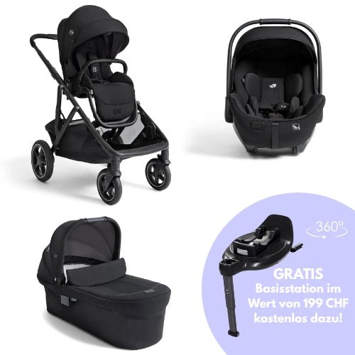 Joie - Joie versiti™ 4 - in - 1 Kinderwagen Komplettsystem, inkl. 360° Basisstation - Babylution