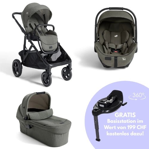 Joie - Joie versiti™ 4 - in - 1 Kinderwagen Komplettsystem, inkl. 360° Basisstation - Babylution
